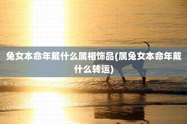 兔女本命年戴什么属相饰品(属兔女本命年戴什么转运)