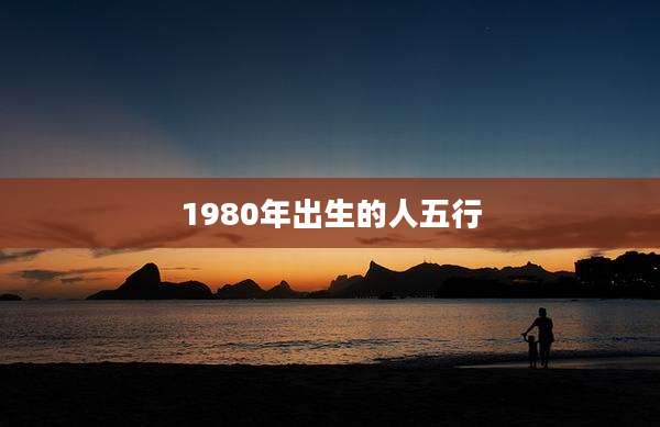 1980年出生的人五行