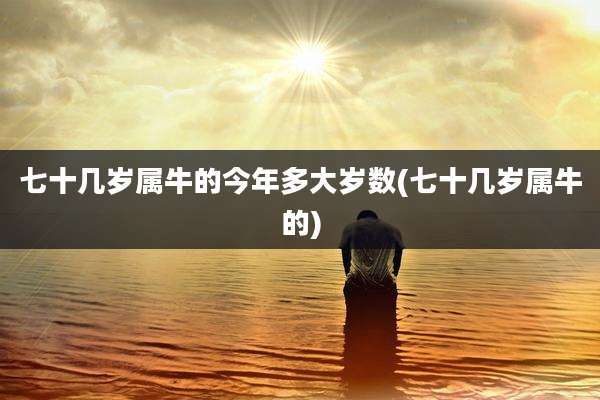 七十几岁属牛的今年多大岁数(七十几岁属牛的)