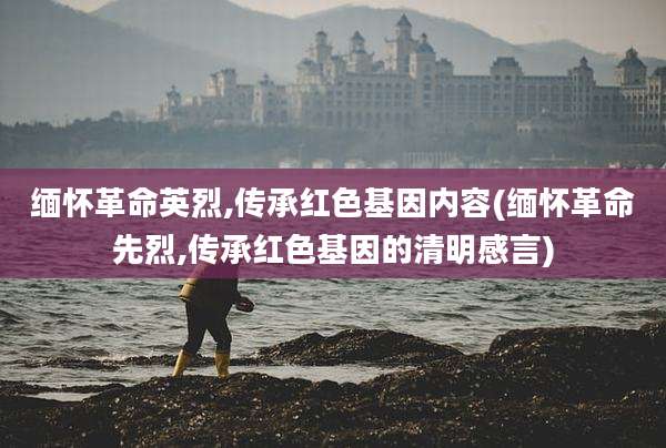 缅怀革命英烈,传承红色基因内容(缅怀革命先烈,传承红色基因的清明感言)