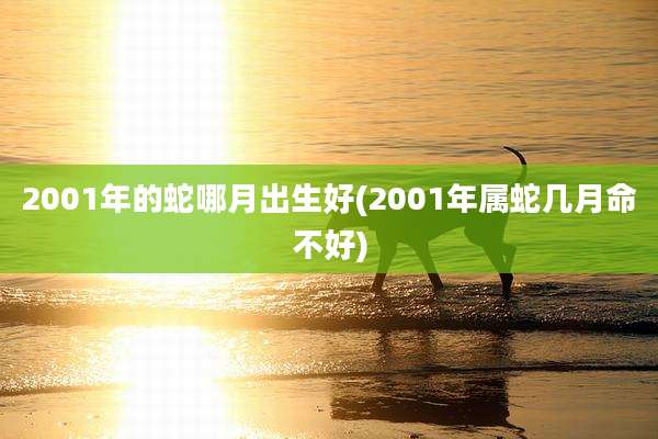 2001年的蛇哪月出生好(2001年属蛇几月命不好)