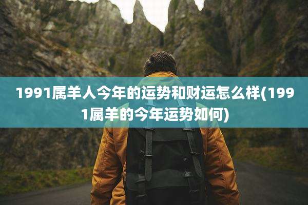1991属羊人今年的运势和财运怎么样(1991属羊的今年运势如何)