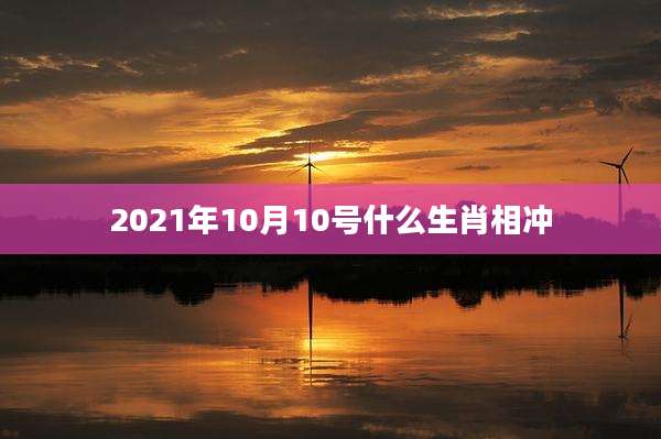 2021年10月10号什么生肖相冲