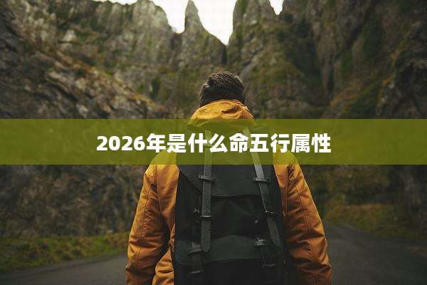 2026年是什么命五行属性