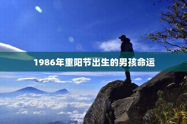 1986年重阳节出生的男孩命运