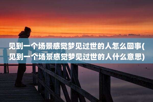 见到一个场景感觉梦见过世的人怎么回事(见到一个场景感觉梦见过世的人什么意思)