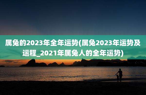 属兔的2023年全年运势(属兔2023年运势及运程_2021年属兔人的全年运势)