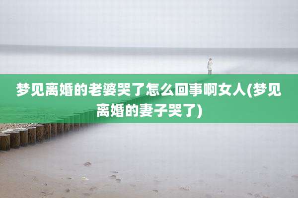 梦见离婚的老婆哭了怎么回事啊女人(梦见离婚的妻子哭了)