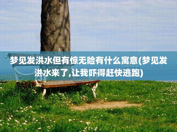 梦见发洪水但有惊无险有什么寓意(梦见发洪水来了,让我吓得赶快逃跑)