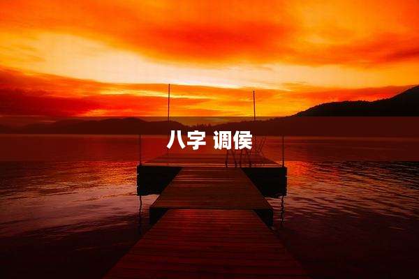 八字 调侯