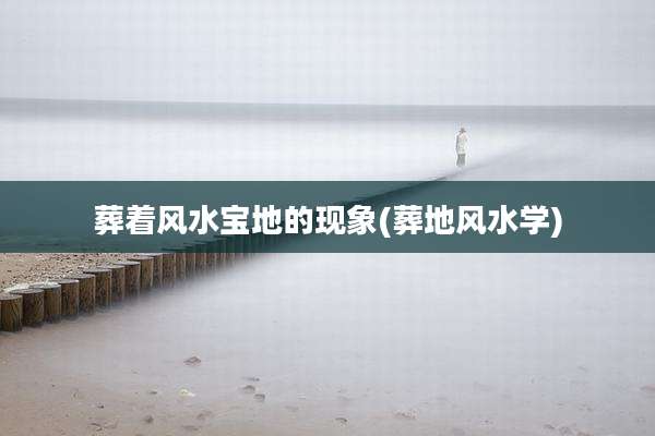 葬着风水宝地的现象(葬地风水学)