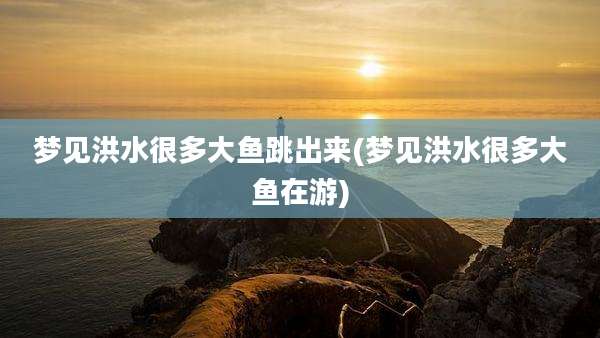 梦见洪水很多大鱼跳出来(梦见洪水很多大鱼在游)
