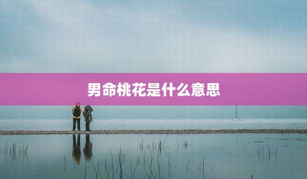 男命桃花是什么意思