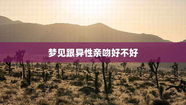 梦见跟异性亲吻好不好