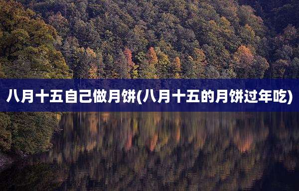 八月十五自己做月饼(八月十五的月饼过年吃)