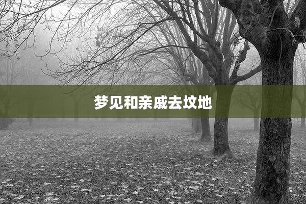 梦见和亲戚去坟地