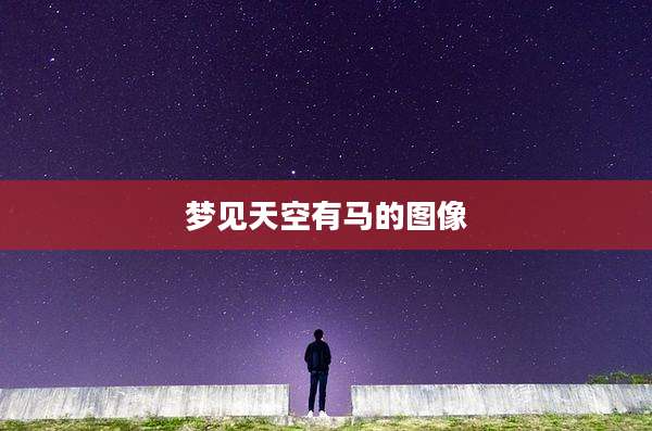 梦见天空有马的图像