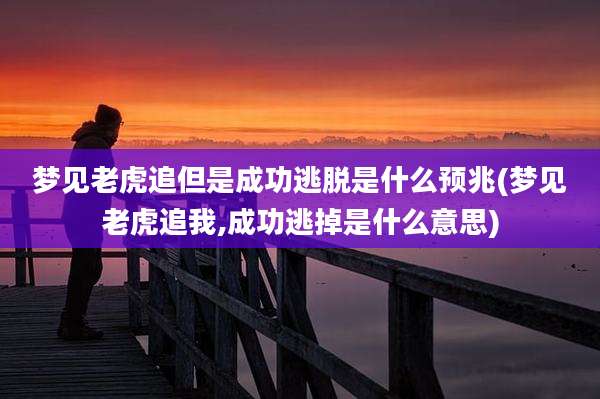 梦见老虎追但是成功逃脱是什么预兆(梦见老虎追我,成功逃掉是什么意思)