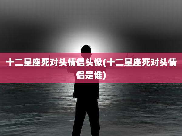 十二星座死对头情侣头像(十二星座死对头情侣是谁)