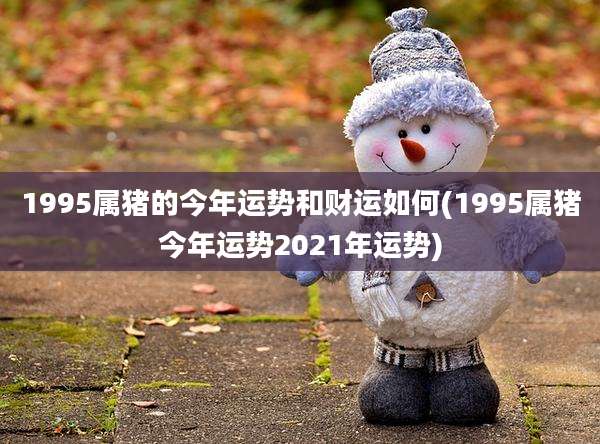 1995属猪的今年运势和财运如何(1995属猪今年运势2021年运势)