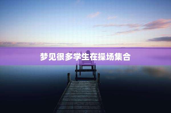 梦见很多学生在操场集合