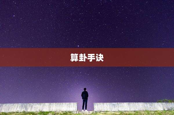 算卦手诀