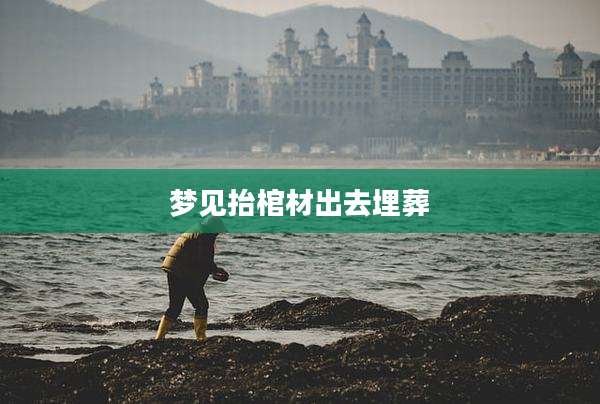 梦见抬棺材出去埋葬