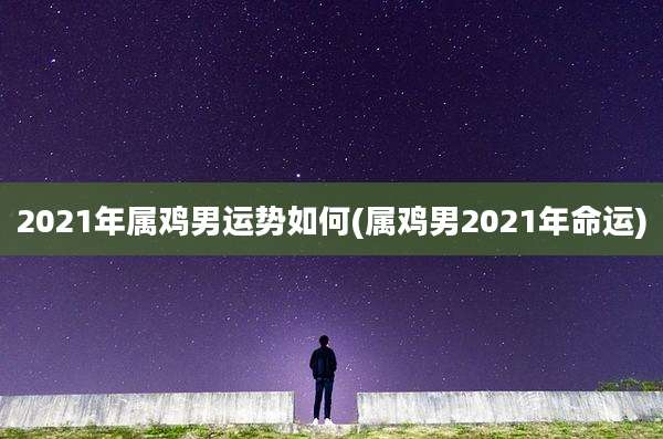 2021年属鸡男运势如何(属鸡男2021年命运)