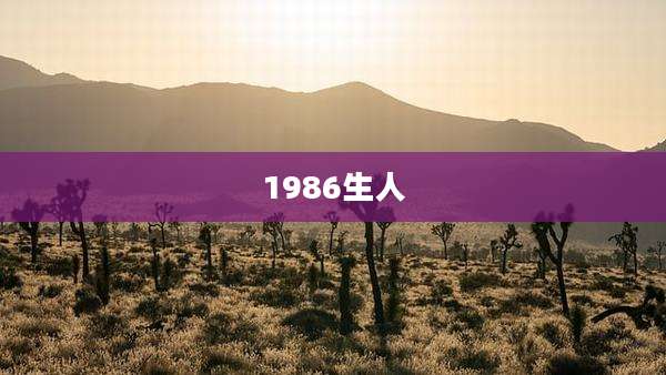 1986生人