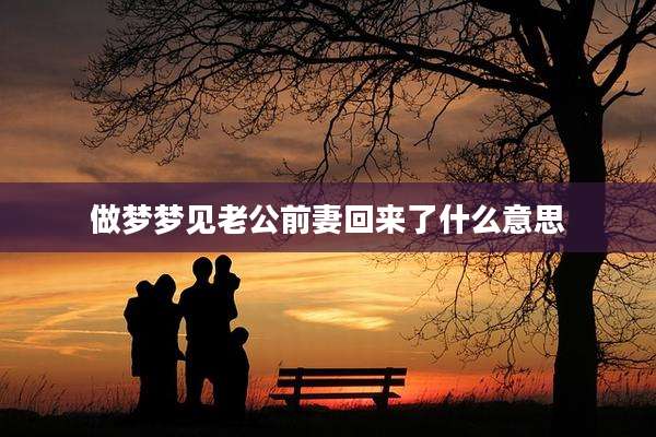 做梦梦见老公前妻回来了什么意思