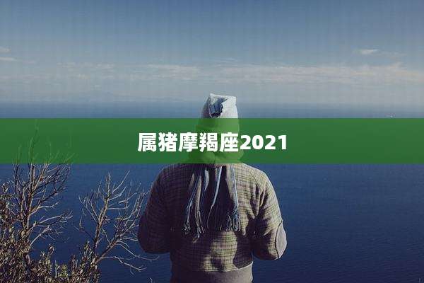 属猪摩羯座2021