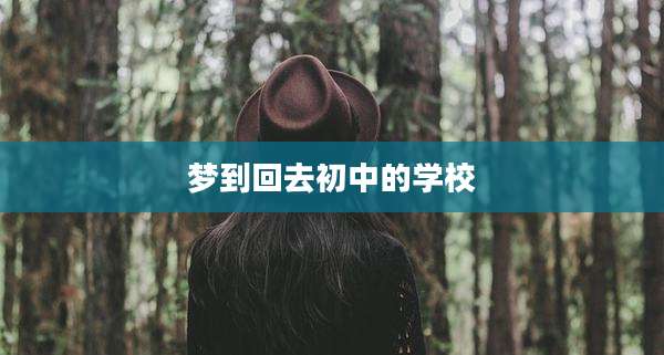 梦到回去初中的学校