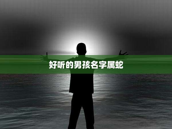 好听的男孩名字属蛇