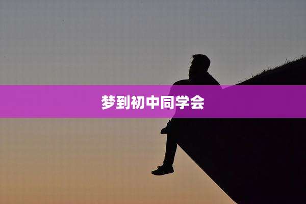 梦到初中同学会