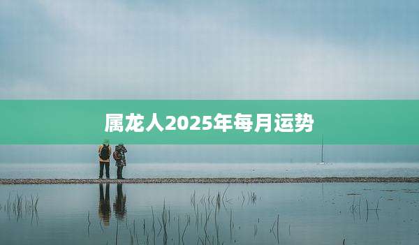 属龙人2025年每月运势