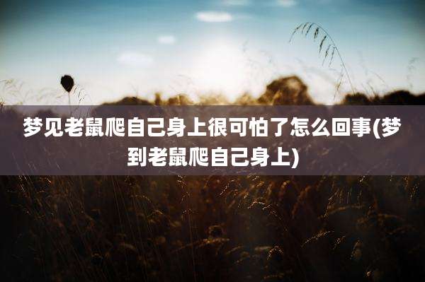 梦见老鼠爬自己身上很可怕了怎么回事(梦到老鼠爬自己身上)
