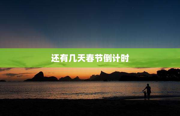 还有几天春节倒计时