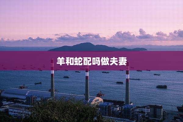 羊和蛇配吗做夫妻
