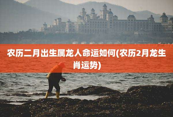 农历二月出生属龙人命运如何(农历2月龙生肖运势)