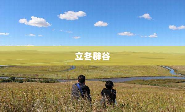 立冬辟谷