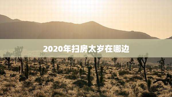 2020年扫房太岁在哪边