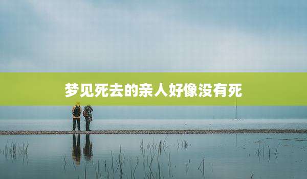 梦见死去的亲人好像没有死
