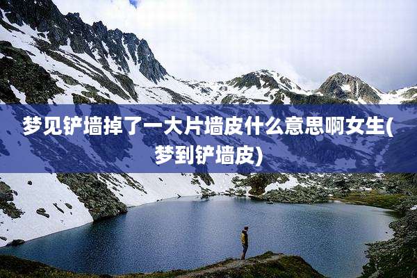 梦见铲墙掉了一大片墙皮什么意思啊女生(梦到铲墙皮)