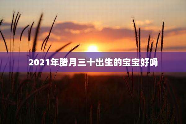 2021年腊月三十出生的宝宝好吗