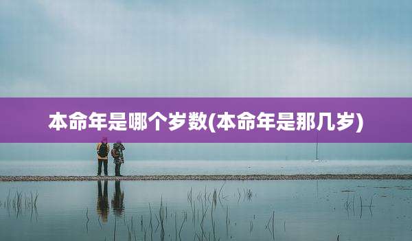 本命年是哪个岁数(本命年是那几岁)