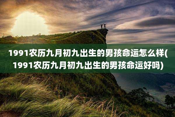 1991农历九月初九出生的男孩命运怎么样(1991农历九月初九出生的男孩命运好吗)