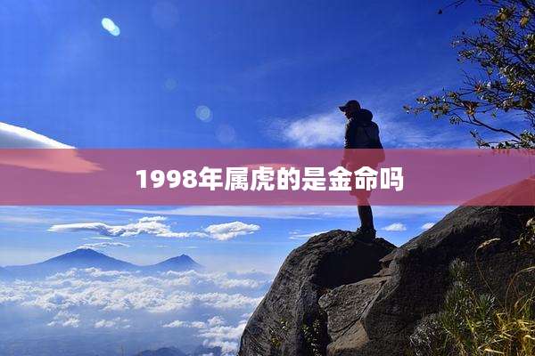 1998年属虎的是金命吗