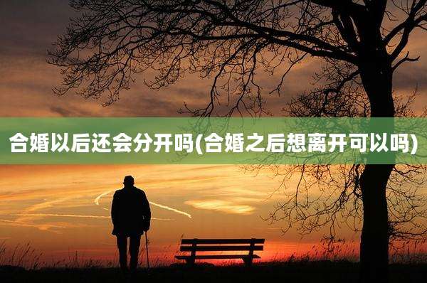 合婚以后还会分开吗(合婚之后想离开可以吗)