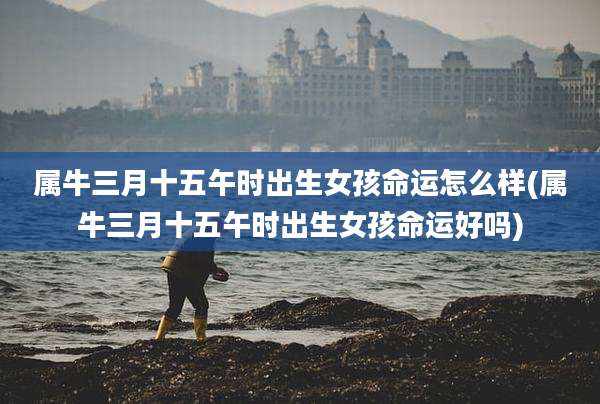 属牛三月十五午时出生女孩命运怎么样(属牛三月十五午时出生女孩命运好吗)