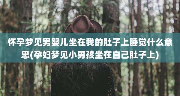 怀孕梦见男婴儿坐在我的肚子上睡觉什么意思(孕妇梦见小男孩坐在自己肚子上)